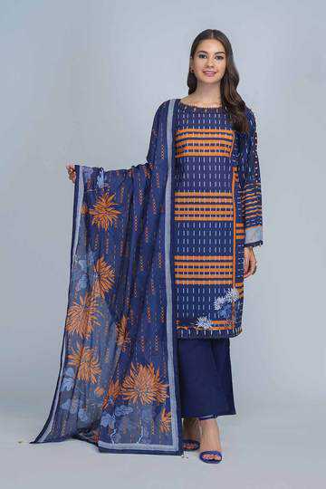 Bonanza Satrangi RSO213P82  Blue Summer Collection 2021